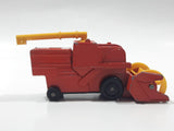 Vintage 1978 Lesney Matchbox No. 51 Combine Harvester Red Die Cast Toy Farming Machinery Equipment Vehicle