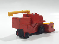 Vintage 1978 Lesney Matchbox No. 51 Combine Harvester Red Die Cast Toy Farming Machinery Equipment Vehicle