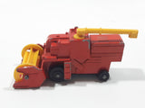 Vintage 1978 Lesney Matchbox No. 51 Combine Harvester Red Die Cast Toy Farming Machinery Equipment Vehicle