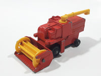 Vintage 1978 Lesney Matchbox No. 51 Combine Harvester Red Die Cast Toy Farming Machinery Equipment Vehicle