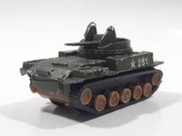 Rare Vintage TinToys W.T. 315 M42 Duster Tank Army Green Die Cast Toy Car Vehicle
