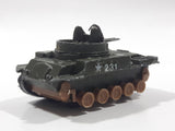 Rare Vintage TinToys W.T. 315 M42 Duster Tank Army Green Die Cast Toy Car Vehicle