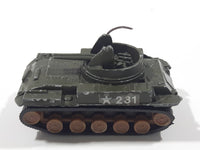 Rare Vintage TinToys W.T. 315 M42 Duster Tank Army Green Die Cast Toy Car Vehicle