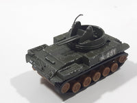 Rare Vintage TinToys W.T. 315 M42 Duster Tank Army Green Die Cast Toy Car Vehicle