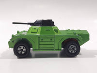 Vintage 1973 Lesney Matchbox Rolamatics No. 73 Weasel Tank Green Die Cast Toy Car Vehicle