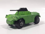 Vintage 1973 Lesney Matchbox Rolamatics No. 73 Weasel Tank Green Die Cast Toy Car Vehicle