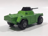 Vintage 1973 Lesney Matchbox Rolamatics No. 73 Weasel Tank Green Die Cast Toy Car Vehicle