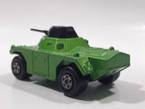 Vintage 1973 Lesney Matchbox Rolamatics No. 73 Weasel Tank Green Die Cast Toy Car Vehicle