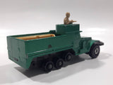 Vintage 1974 Lesney Matchbox Battle Kings K-108 M.3. A.I. Half Track A.P.C. Bright Army Green Die Cast Toy Car Vehicle - No Tracks