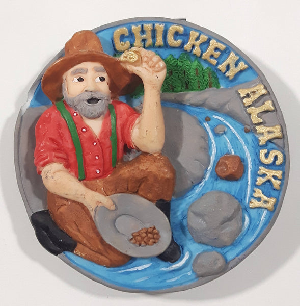 Chicken, Alaska 2 1/4" 3D Resin Fridge Magnet