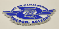 Pima Air & Space Museum Tucson, Arizona Blue and White 1 5/8" x 2 7/8" Rubber Fridge Magnet