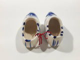 Delft Blue Holland Windmill Decor 2" Long Ceramic Clog Shoes Set