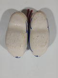 Delft Blue Holland Windmill Decor 2" Long Ceramic Clog Shoes Set