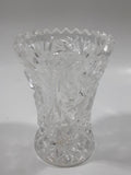 Vintage 3" Tall Crystal Glass Egg Cup Holder