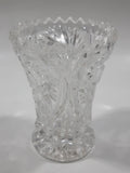 Vintage 3" Tall Crystal Glass Egg Cup Holder
