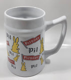 Pilsner Beer Bunny Rabbit Themed 5 1/2" Tall Stein Mug Breweriana Collectible Drinkware