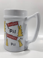 Pilsner Beer Bunny Rabbit Themed 5 1/2" Tall Stein Mug Breweriana Collectible Drinkware