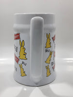 Pilsner Beer Bunny Rabbit Themed 5 1/2" Tall Stein Mug Breweriana Collectible Drinkware