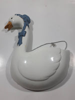 1987 MCMLXXXVII Burwood Products White Mother Goose Planter Wall Hanging