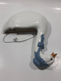 1987 MCMLXXXVII Burwood Products White Mother Goose Planter Wall Hanging