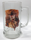 2004 Lucasfilm Indiana Jones 5 1/2" Clear Glass Beer Mug Cup