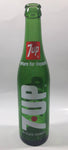Vintage 7up Money Back Bottle 10 Fluid Ounces Green Glass Bottle 3589 - 2