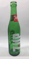 Vintage 7up 10 Fluid Ounces Green Glass Bottle 3589 - 13