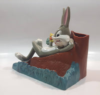 Vintage 1975 Warner Bros. Bugs Bunny Hard Plastic Pen Holder Calendar Blocks - No Blocks or Pens