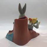 Vintage 1975 Warner Bros. Bugs Bunny Hard Plastic Pen Holder Calendar Blocks - No Blocks or Pens