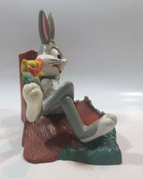 Vintage 1975 Warner Bros. Bugs Bunny Hard Plastic Pen Holder Calendar Blocks - No Blocks or Pens