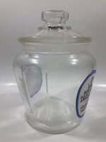 Antique The Tuckett Tobacco Company Herbert Tareyton London Smoking Picture Glass Jar with Lid