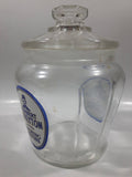 Antique The Tuckett Tobacco Company Herbert Tareyton London Smoking Picture Glass Jar with Lid