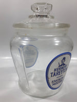 Antique The Tuckett Tobacco Company Herbert Tareyton London Smoking Picture Glass Jar with Lid