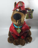 2003 Cartoon Network Hanna Barbera Scooby-Doo Fire Dept. Large 18" Plush Stuffed Cartoon Character with Tags