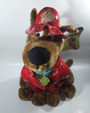 2003 Cartoon Network Hanna Barbera Scooby-Doo Fire Dept. Large 18" Plush Stuffed Cartoon Character with Tags