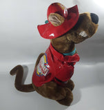 2003 Cartoon Network Hanna Barbera Scooby-Doo Fire Dept. Large 18" Plush Stuffed Cartoon Character with Tags