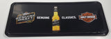 Miller Genuine Draft Beer Genuine Classics Harley Davidson Motor Cycles Black 8" x 18" Embossed Tin Metal Sign