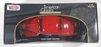 2012 Motor Max American Classics Premium Die-Cast Collection 1940 Ford Deluxe Red 1:18 Scale Die Cast Toy Car Vehicle New in Box