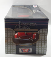 2012 Motor Max American Classics Premium Die-Cast Collection 1940 Ford Deluxe Red 1:18 Scale Die Cast Toy Car Vehicle New in Box