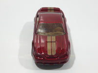 VHTF Rare 2004 Matchbox '99 Mustang Dark Red with Gold Stripes Die Cast Toy Car Vehicle