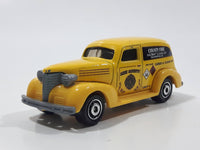 2017 Matchbox Hazardous Materials Team 1939 Chevy Sedan Delivery Van Yellow Die Cast Toy Car Vehicle