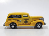 2017 Matchbox Hazardous Materials Team 1939 Chevy Sedan Delivery Van Yellow Die Cast Toy Car Vehicle