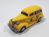 2017 Matchbox Hazardous Materials Team 1939 Chevy Sedan Delivery Van Yellow Die Cast Toy Car Vehicle