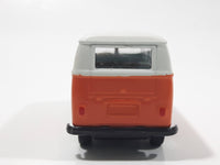 Welly No. 58166 1963 Volkswagen T1 Bus Orange and White 1/64 Scale Die Cast Toy Car Vehicle