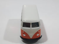 Welly No. 58166 1963 Volkswagen T1 Bus Orange and White 1/64 Scale Die Cast Toy Car Vehicle