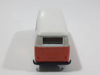 Welly No. 58166 1963 Volkswagen T1 Bus Orange and White 1/64 Scale Die Cast Toy Car Vehicle