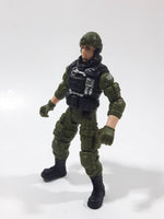 Chap Mei S1 Sentinel 1 Army Military Soldier 4" Tall Toy Action Figure - Black Vest