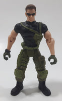 Chap Mei S1 Sentinel 1 Army Military Soldier 4" Tall Toy Action Figure - Black Shirt