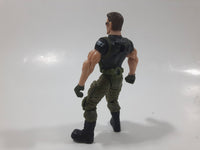 Chap Mei S1 Sentinel 1 Army Military Soldier 4" Tall Toy Action Figure - Black Shirt