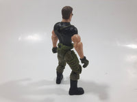 Chap Mei S1 Sentinel 1 Army Military Soldier 4" Tall Toy Action Figure - Black Shirt